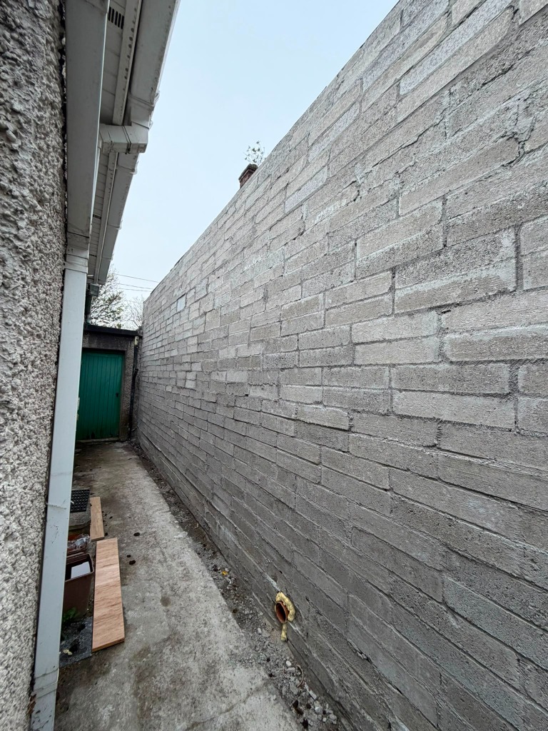 Before block wall rendering